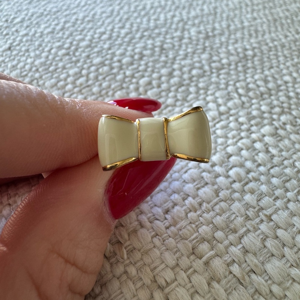 Kate Spade Take a Bow Ring size 7